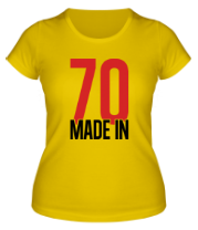 Женская футболка Made in 70s фото