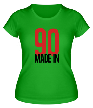Женская футболка Made in 90s