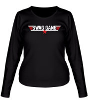 Женская футболка длинный рукав Swag Gang фото