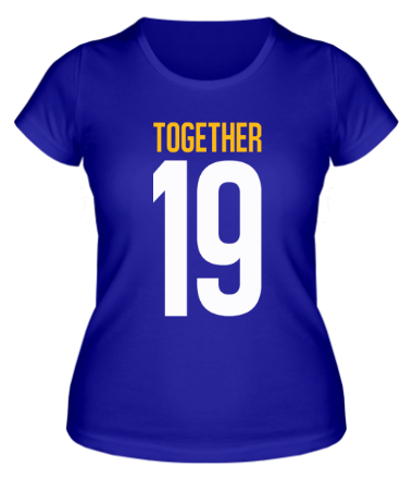 Женская футболка Together since 19XX
