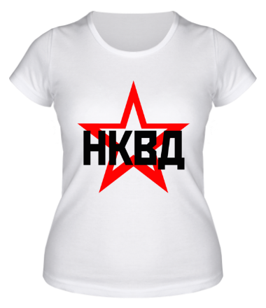 Женская футболка НКВД 