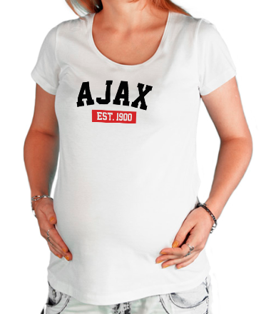 Футболка для беременных FC Ajax Est. 1900
