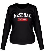 Женская футболка длинный рукав FC Arsenal Est. 1886 фото