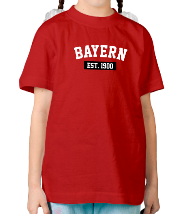 Детская футболка FC Bayern Est. 1900