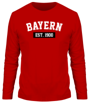 Мужская футболка длинный рукав FC Bayern Est. 1900 фото
