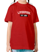 Детская футболка FC Liverpool Est. 1892 фото