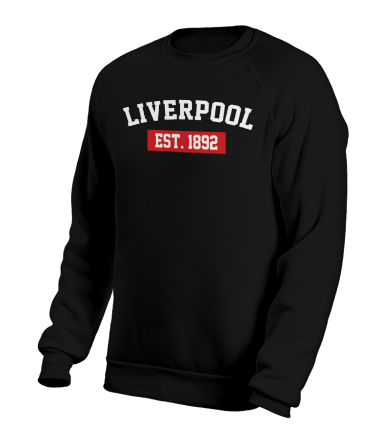 Толстовка без капюшона FC Liverpool Est. 1892