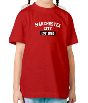 Детская футболка FC Manchester City Est. 1880 фото
