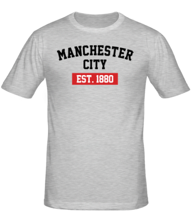 Мужская футболка FC Manchester City Est. 1880