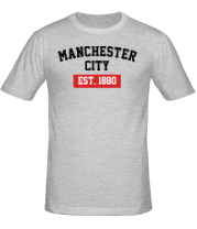 Мужская футболка FC Manchester City Est. 1880 фото