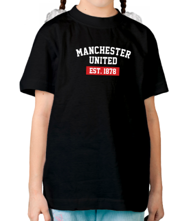 Детская футболка FC Manchester United Est. 1878