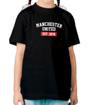 Детская футболка FC Manchester United Est. 1878 фото