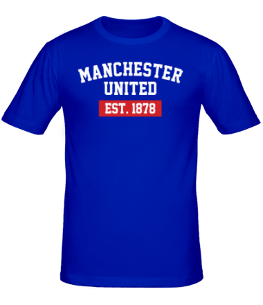 Мужская футболка FC Manchester United Est. 1878
