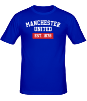 Мужская футболка FC Manchester United Est. 1878 фото