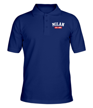 Мужская футболка поло FC Milan Est. 1899