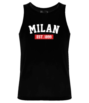 Мужская майка FC Milan Est. 1899