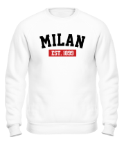 Толстовка без капюшона FC Milan Est. 1899 фото