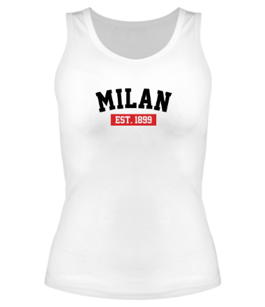 Женская майка борцовка FC Milan Est. 1899