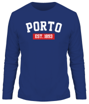 Мужская футболка длинный рукав FC Porto Est. 1893 фото