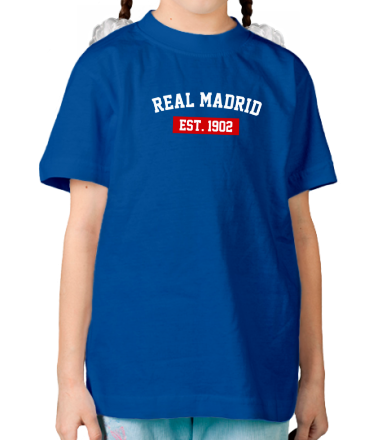 Детская футболка FC Real Madrid Est. 1902