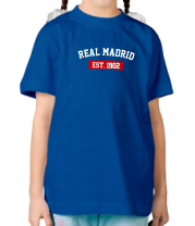 Детская футболка FC Real Madrid Est. 1902 фото