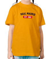 Детская футболка FC Real Madrid Est. 1902 фото