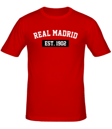 Мужская футболка FC Real Madrid Est. 1902