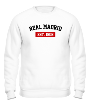 Толстовка без капюшона FC Real Madrid Est. 1902 фото