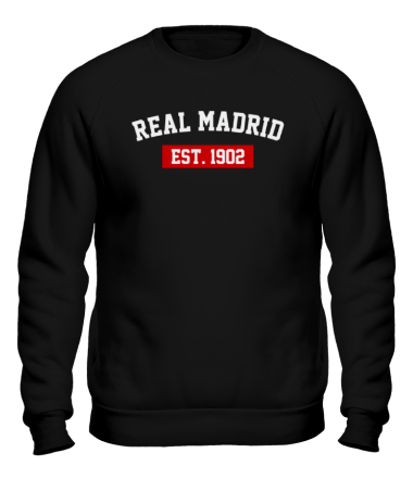 Толстовка без капюшона FC Real Madrid Est. 1902