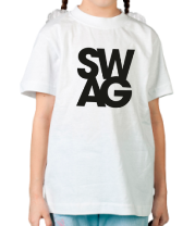 Детская футболка Swag фото