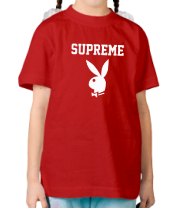 Детская футболка Supreme Playboy фото