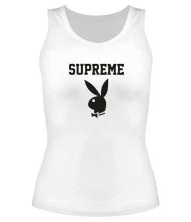 Женская майка борцовка Supreme Playboy