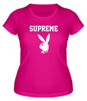 Женская футболка Supreme Playboy фото