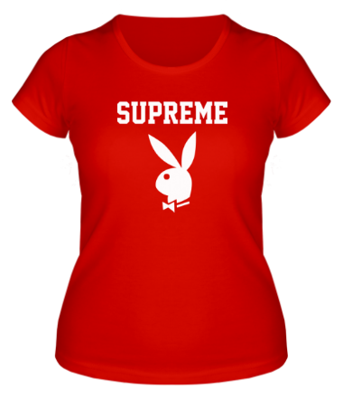 Женская футболка Supreme Playboy