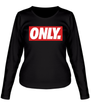 Женская футболка длинный рукав Only Obey фото