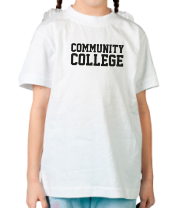 Детская футболка Community College фото