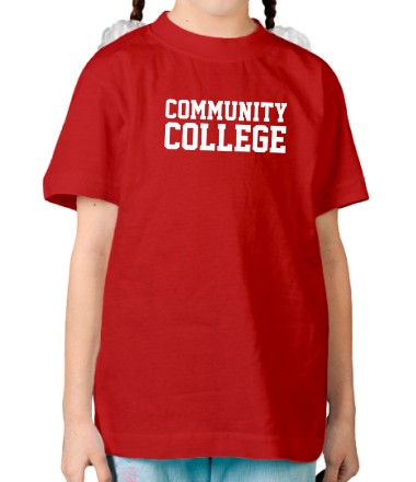 Детская футболка Community College