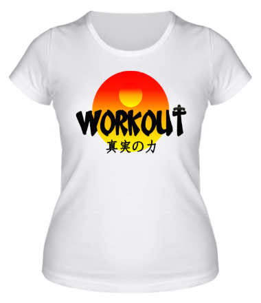 Женская футболка WorkOut Sunset