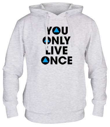 Толстовка худи You Only Live Once