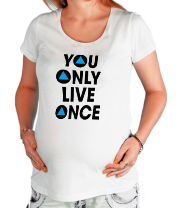 Футболка для беременных You Only Live Once фото
