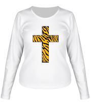 Женская футболка длинный рукав Cross Tiger фото
