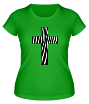 Женская футболка Cross Zebra фото