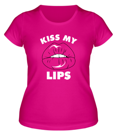 Женская футболка Kiss my Lips