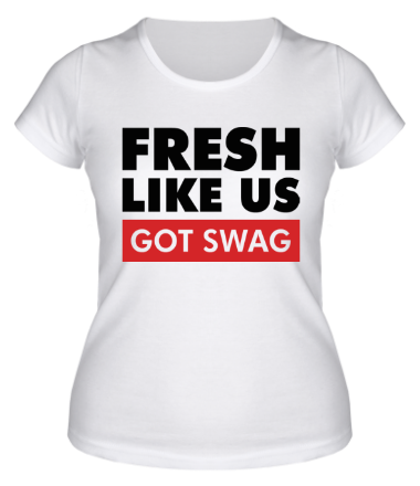 Женская футболка Fresh like US