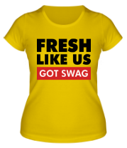 Женская футболка Fresh like US фото