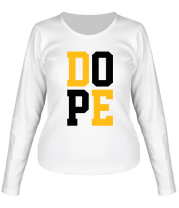 Женская футболка длинный рукав Dope фото