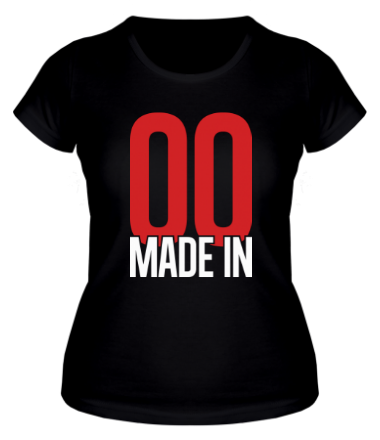 Женская футболка Made in 00s