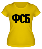 Женская футболка ФСБ  фото