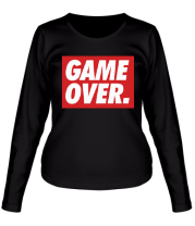 Женская футболка длинный рукав Obey Game Over фото