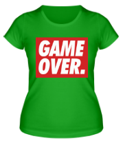 Женская футболка Obey Game Over фото